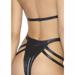 LEG AVENUE Kink Cage Strap Garter Teddy -Smiffys Shop ki4028 001 06 3f64fa7046