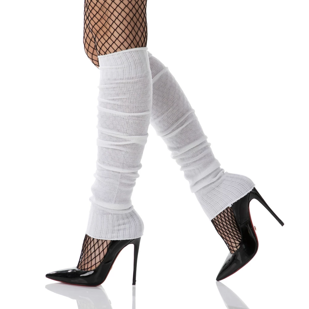 Leg Warmers, White 3 Leg Warmers, White