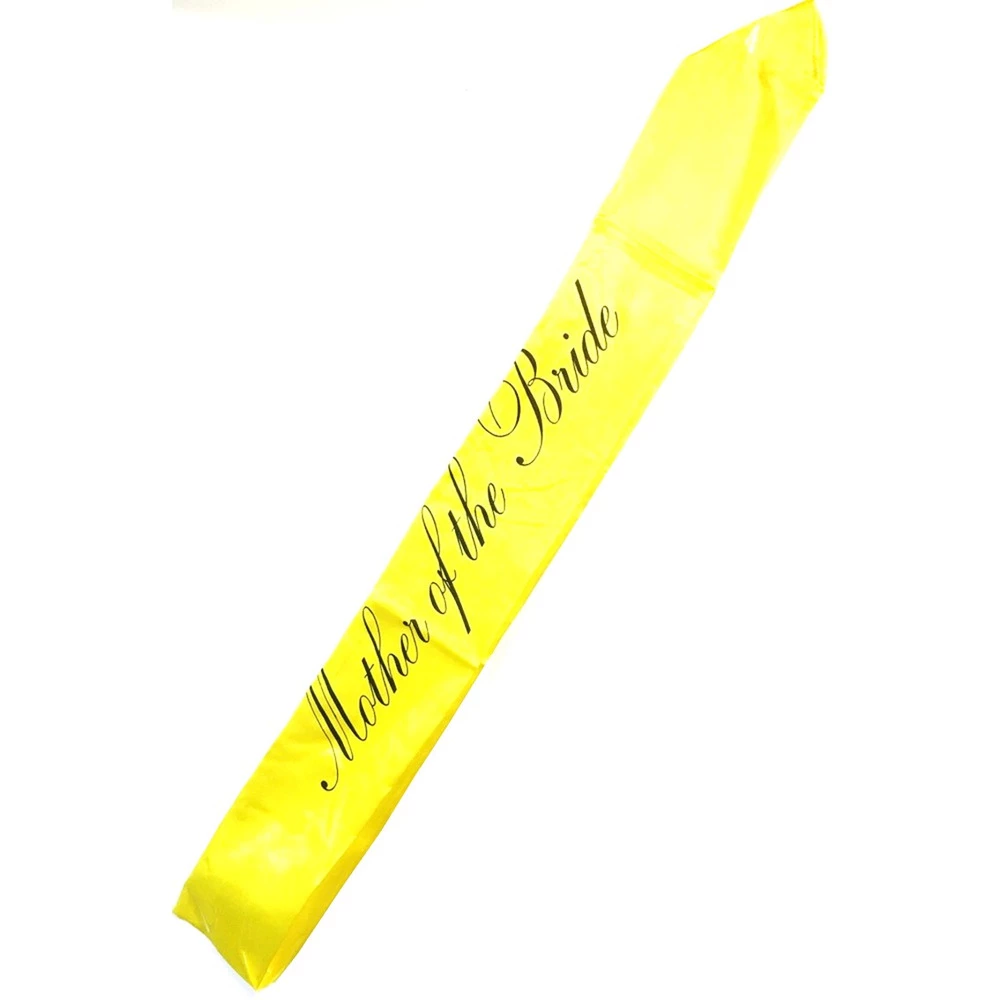 Mother Of The Bride Sash Yellow 3 Mother Of The Bride Sash Yellow