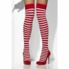Smiffys Opaque Hold-Ups, White & Red -Smiffys Shop red n white 8ee7752b4d