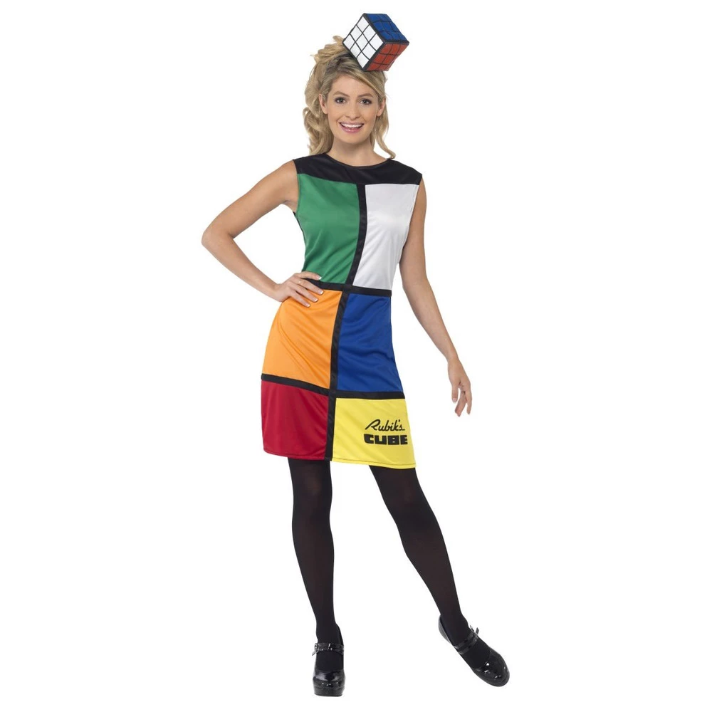 Smiffys Rubik's Cube Costume 6 Smiffys Rubik's Cube Costume - Image 4