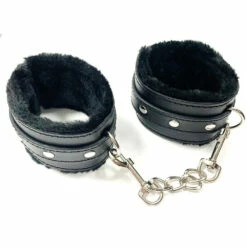 Bondage Handcuffs, Black -Smiffys Shop s l1600 4155a001e7