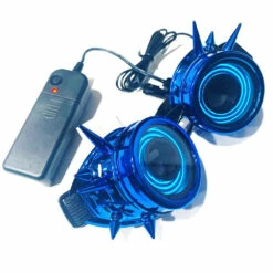LED Steampunk Goggles, Blue -Smiffys Shop slide1 dad7b44e78