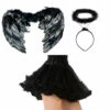Black Wings, Halo & Tutu Set 1 Black Wings, Halo & Tutu Set -Smiffys Shop slide4 d064267d47