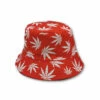 Bucket Hat - Red With White Leaves -Smiffys Shop slide7 722f539407