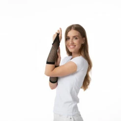 Finger Loop Fishnet Gloves, Black 9 Finger Loop Fishnet Gloves, Black -Smiffys Shop st0420 2089 cb6e602b63