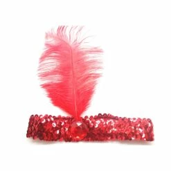 Red Flapper Headband