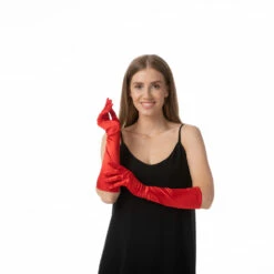Long Gloves, Red -Smiffys Shop st2991 2157 091102ad6c