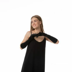 Long Gloves, Black -Smiffys Shop st3004 2215 e875cccc4c