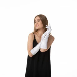 Long Gloves, White -Smiffys Shop st3011 2104 1a7e5a3803