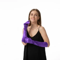 Long Gloves, Purple -Smiffys Shop st3042 2112 e9a0f7a00d