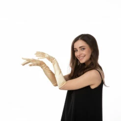 Long Gloves, Gold -Smiffys Shop st3073 1114 58aaa2ba0a