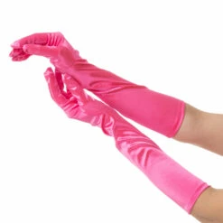 Long Gloves, Pink