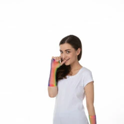 Fishnet Gloves, Rainbow -Smiffys Shop st3257 888 eb92e4bd45