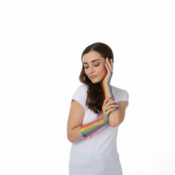 Fishnet Gloves, Rainbow -Smiffys Shop st3257 892 d8bf62d5f4