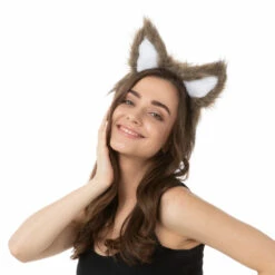 Brown Wolf Ears
