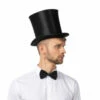 Bell Top Hat, Black -Smiffys Shop st4667 3240 673fcb8b53