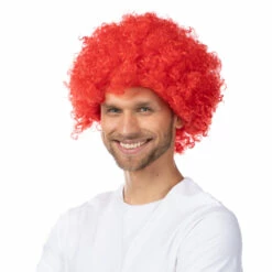 Afro Wig, Red