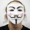White Anonymous V Hacker Mask -Smiffys Shop vendetta 41f587a944